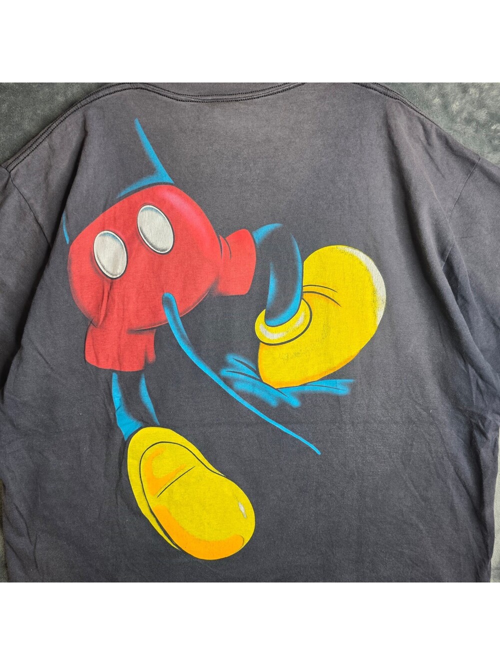VTG 90s Mickey Mouse Full Body Tee Disney Parks Grail USA Made OSFA XL - Picture 8 of 9